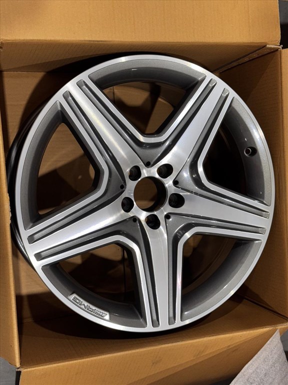 R20 original Mercedes 9J ET41 - A166 401 2202 / 1664012202 1db felni alufelni 10. kép