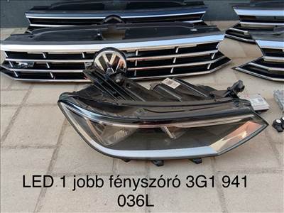 Volkswagen Passat B8 LED 1 jobb Fényszóró 3G1 941 036 L