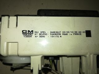 Opel Astra G Fűtéskapcsoló (Nem klímás) *111934* opel-24463627 delphi-52496556 3. kép