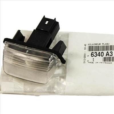 Peugeot Rifter gyári új rendszámtábla világítás 2018-tól