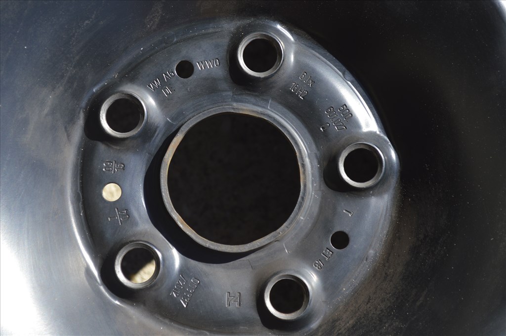 Skoda VW Seat Audi GYÁRI LEMEZFELNI 16" felni 205/55R16 Continental téli gumi R16 téligumi kerék 11. kép