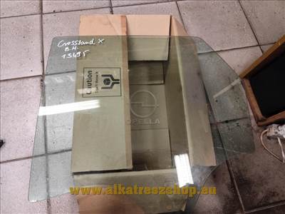 Opel Crossland X bal hátsó ajtó üveg