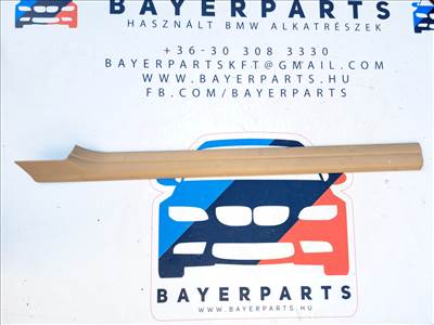 BMW E46 coupe bézs bal belső küszöb borítás burkolat küszöbborítás