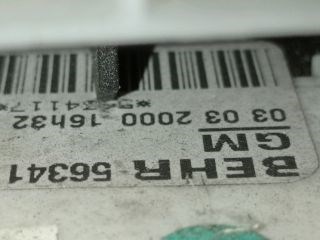 Opel Zafira A Fűtéskapcsoló (manuális klímás) *122575* gm90559839 3. kép