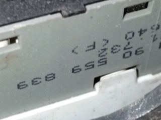 Opel Zafira A Fűtéskapcsoló (manuális klímás) *122575* gm90559839 4. kép