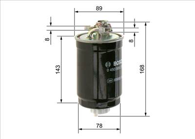 Üzemanyagszűrő BOSCH 0 450 906 274 for VW, SEAT, FORD, SKODA, …