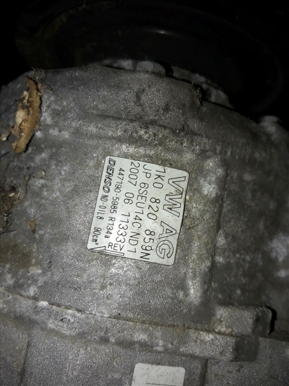 Skoda Octavia II Klíma Kompresszor 1K0 820 859N 5. kép