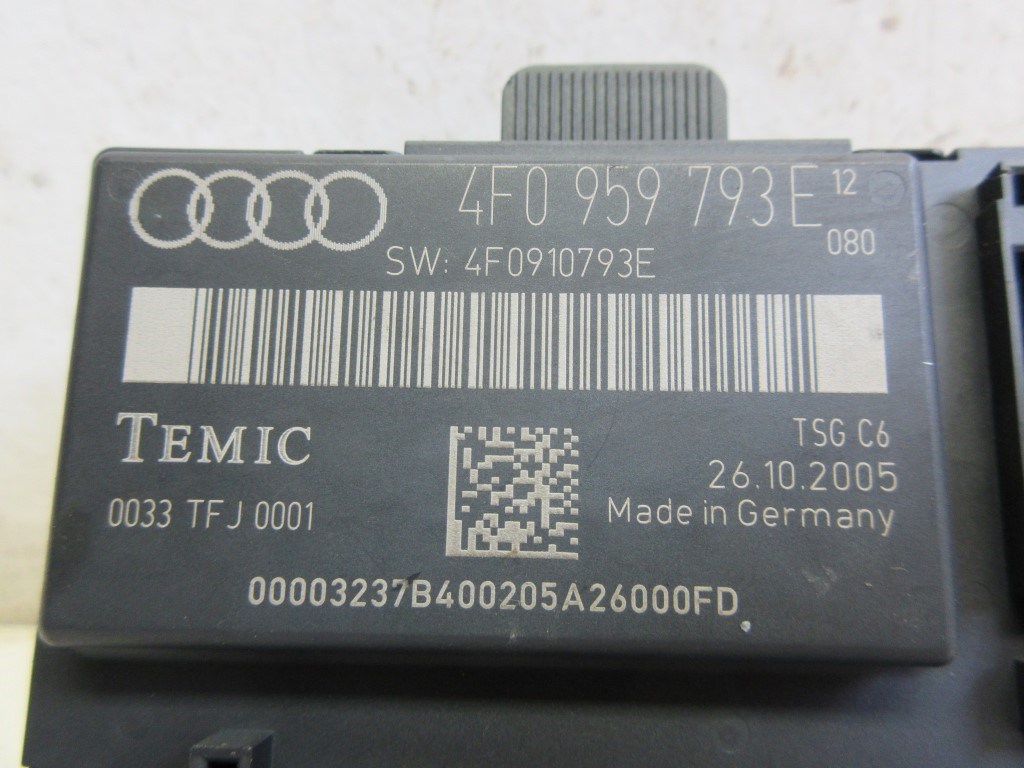 Audi A6 (C6 4f) jobb elsõ ajtó elektronika 4F0959793E 2. kép