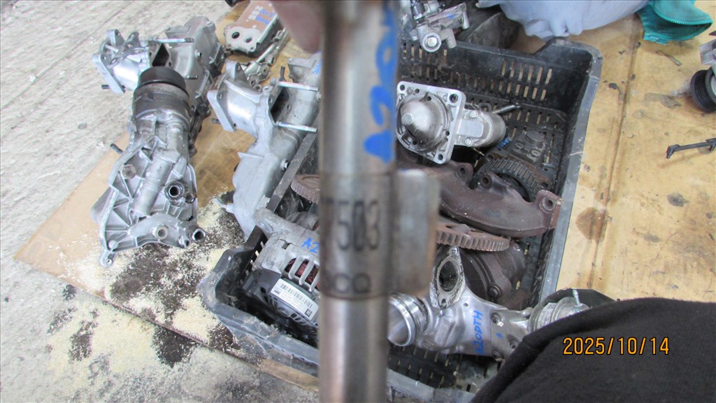 Opel Zafira C Tourer 2013 2.0D A20DTH turbó olajcső 55587503 4. kép