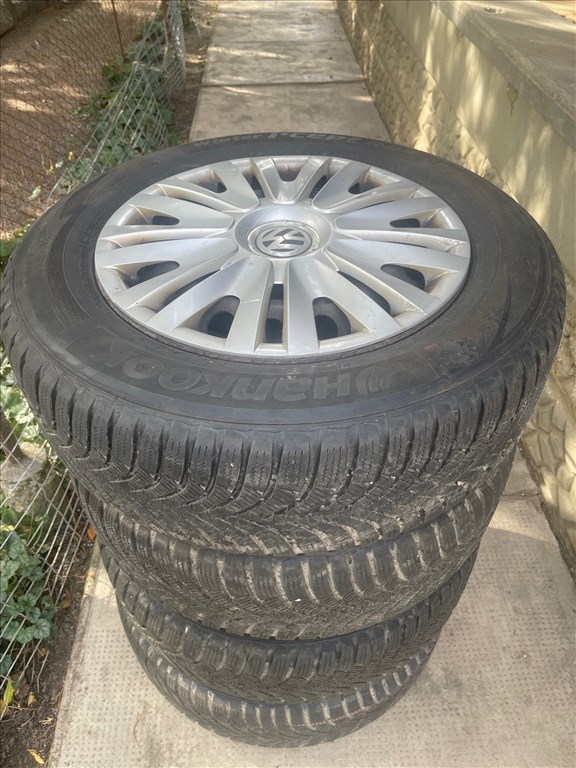 195/65 R15 Hankook ICEPT RS2 Téli gumi grt. 5x112 lyukosztású (gyári) lemezfelni / Volkswagen Golf 6 1. kép