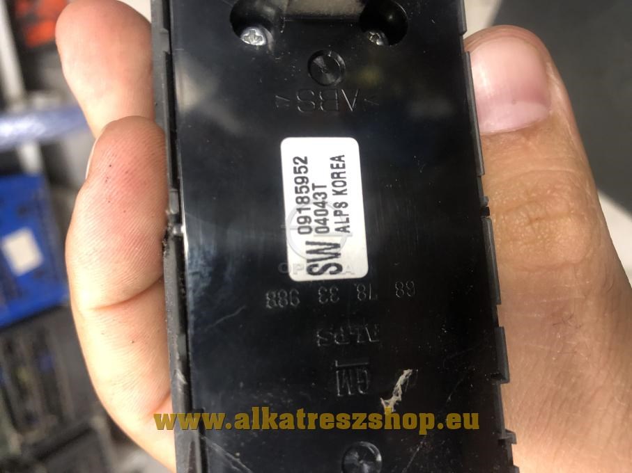 Opel Vectra C ablakemelő kapcsoló bal első 2. kép