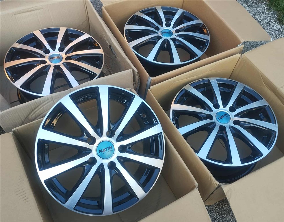 ÚJ 5x114,3 16 Platin alufelni r16 " Hyundai Kia Mazda Mitsubishi Honda Nissan Renault Toyota 4. kép