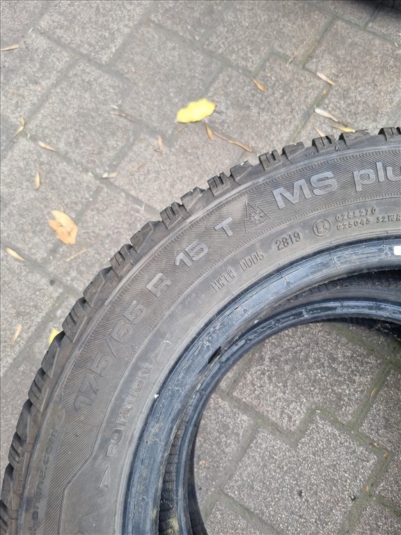  175/6515" újszerű Uniroyal MS plus 77 téli gumi 2db  5. kép