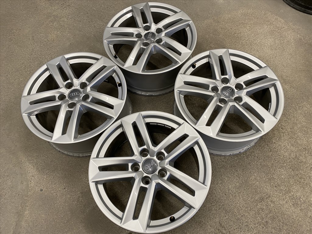  7-es,5x112-es újszerű gyári Audi alufelni 3. kép