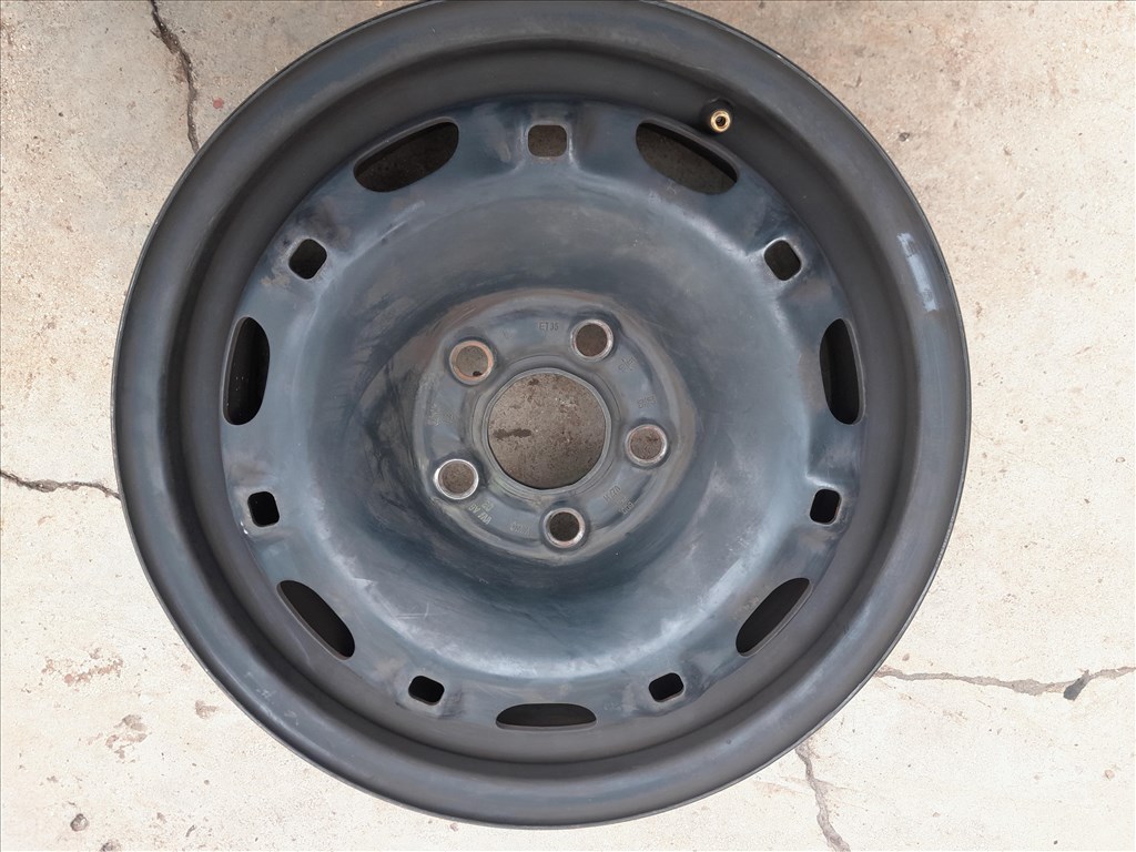  5x100 lyukosztású 5JJ 14" használt (gyári felni) lemezfelni 2. kép