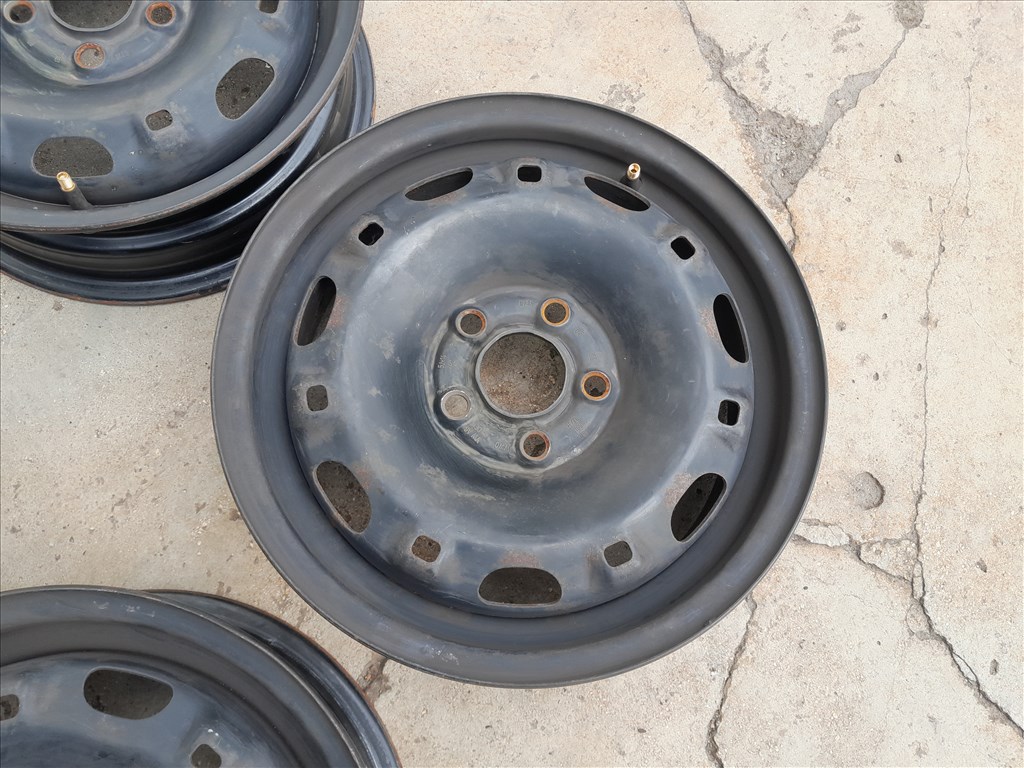  5x100 lyukosztású 5JJ 14" használt (gyári felni) lemezfelni 4. kép