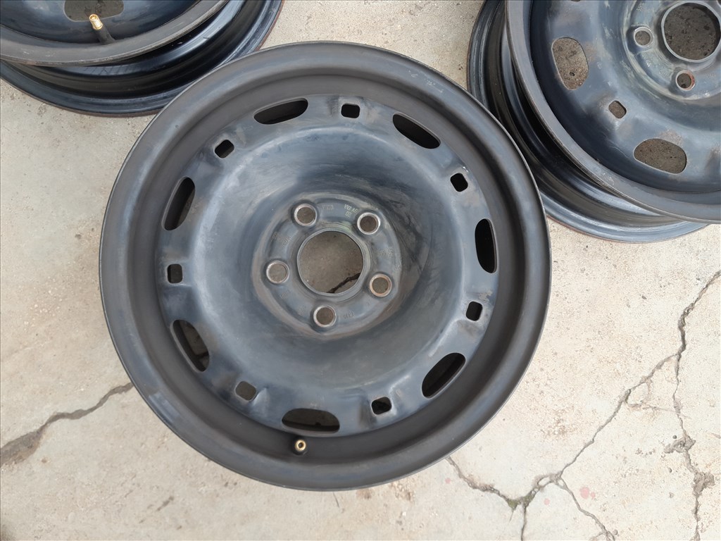  5x100 lyukosztású 5JJ 14" használt (gyári felni) lemezfelni 10. kép