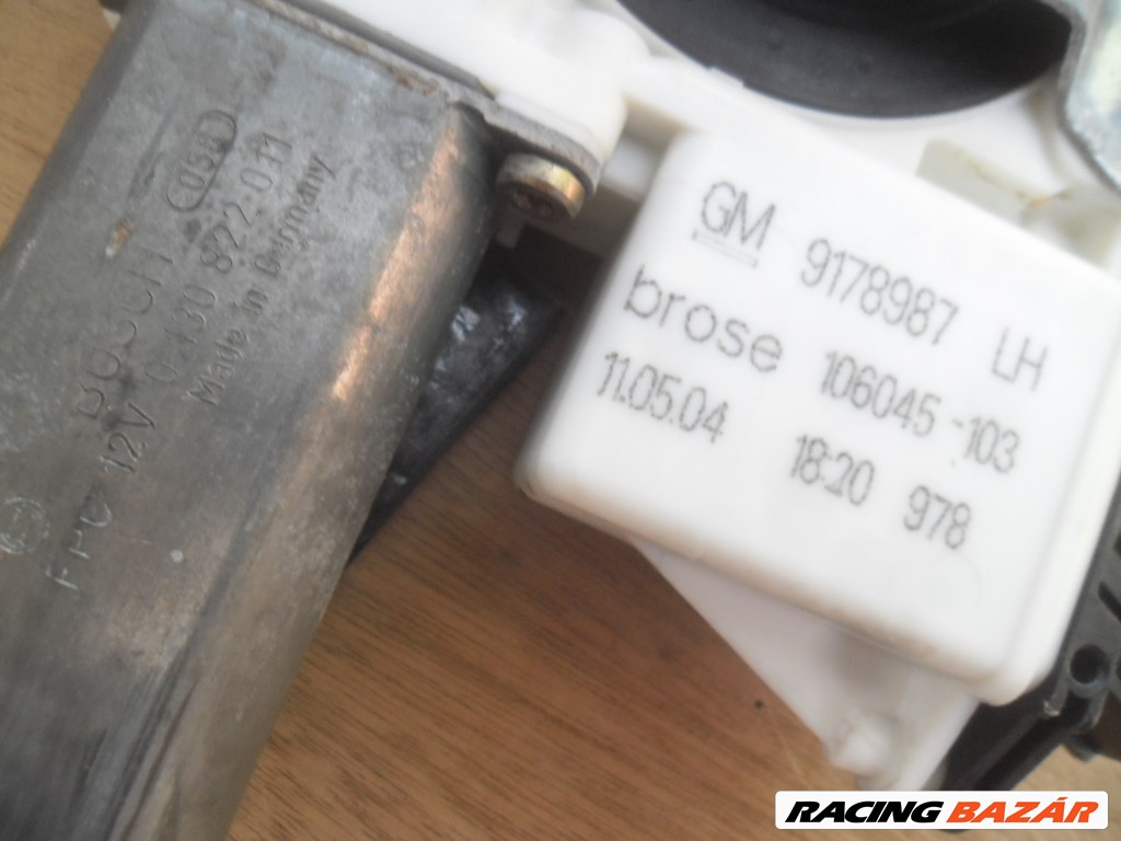 Opel Vectra C bal első ablakemelő szerkezet + motor 9178987 0130822011 2. kép