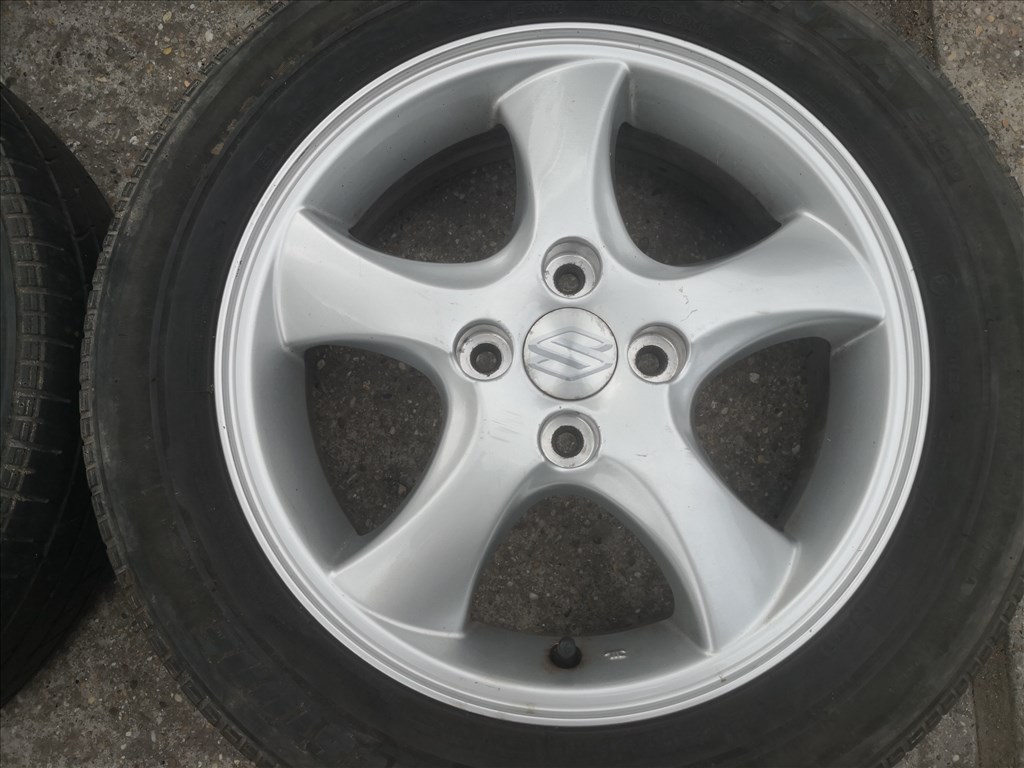 Suzuki 15-ös gyári alufelnik 4x100-as lyukosztású  2. kép
