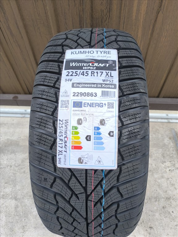 225/45R17 ÚJ Kumho téli gumi garnitúra 225/45 r17 4. kép