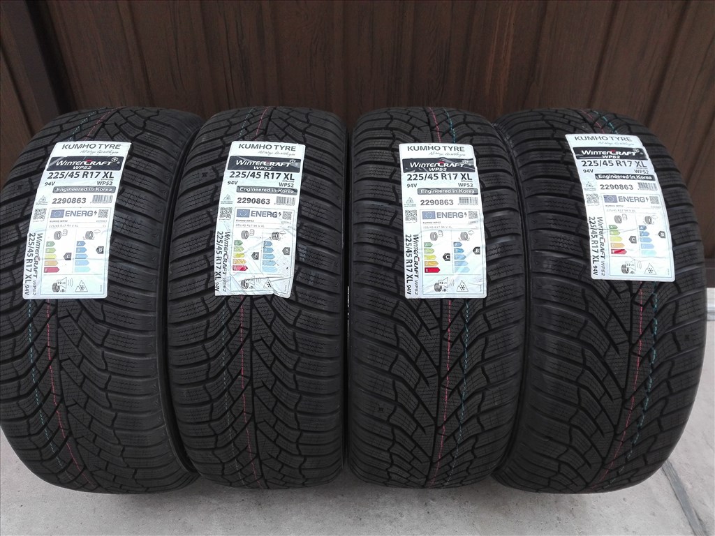 225/45R17 ÚJ Kumho téli gumi garnitúra 225/45 r17 2. kép