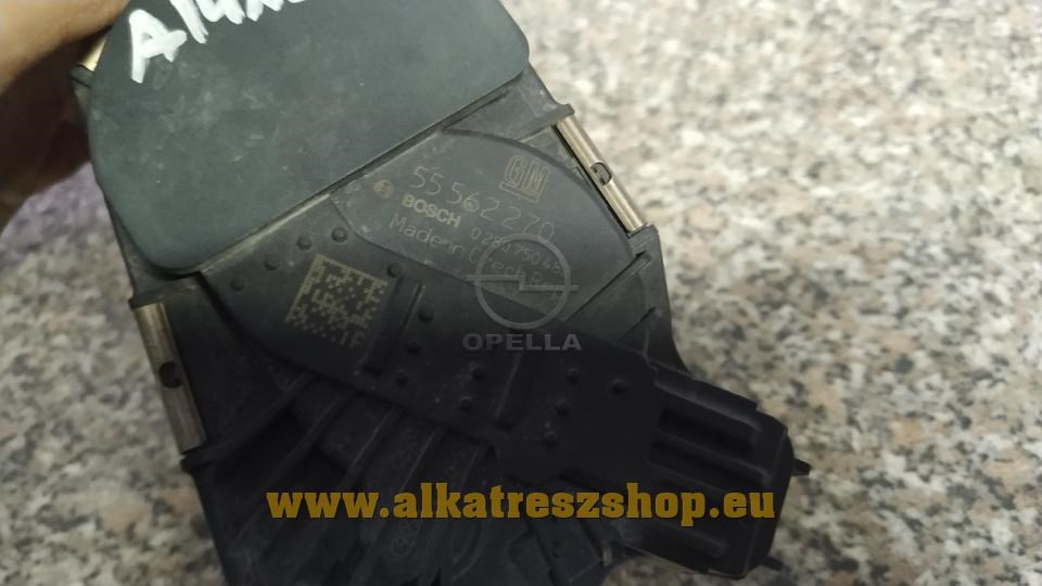 Opel fojtószelep A12XER - A14XER 55562270 Astra J, Meriva B, Corsa D, Astra H 2. kép