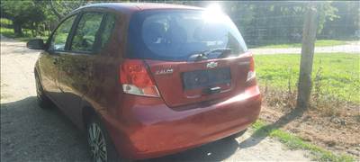 Chevrolet Kalos csomagtérajtó bordó metál