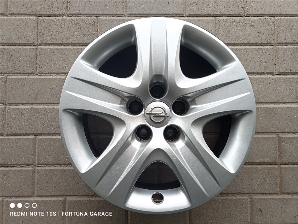 5x120 17" Opel használt lemezfelni garnitúra+dísztárcsa  (641) 3. kép