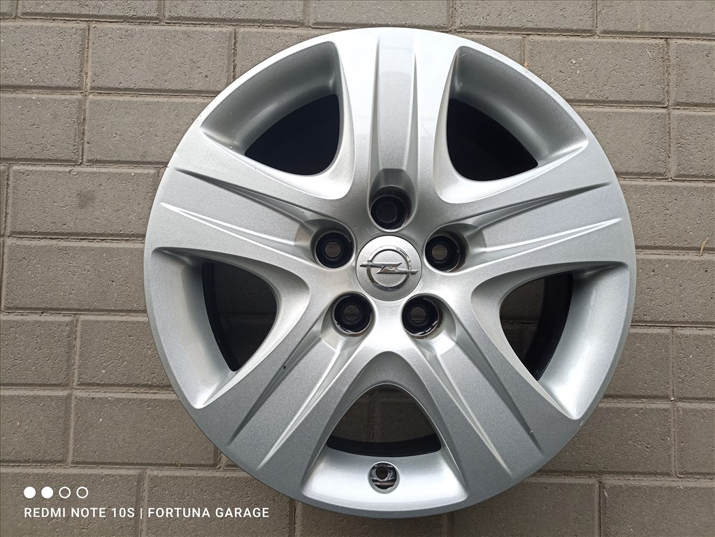 5x120 17" Opel használt lemezfelni garnitúra+dísztárcsa  (641) 5. kép