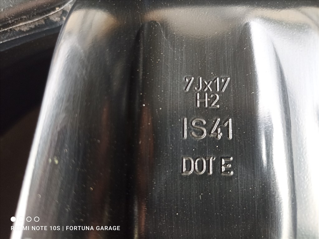 5x120 17" Opel használt lemezfelni garnitúra+dísztárcsa  (641) 7. kép