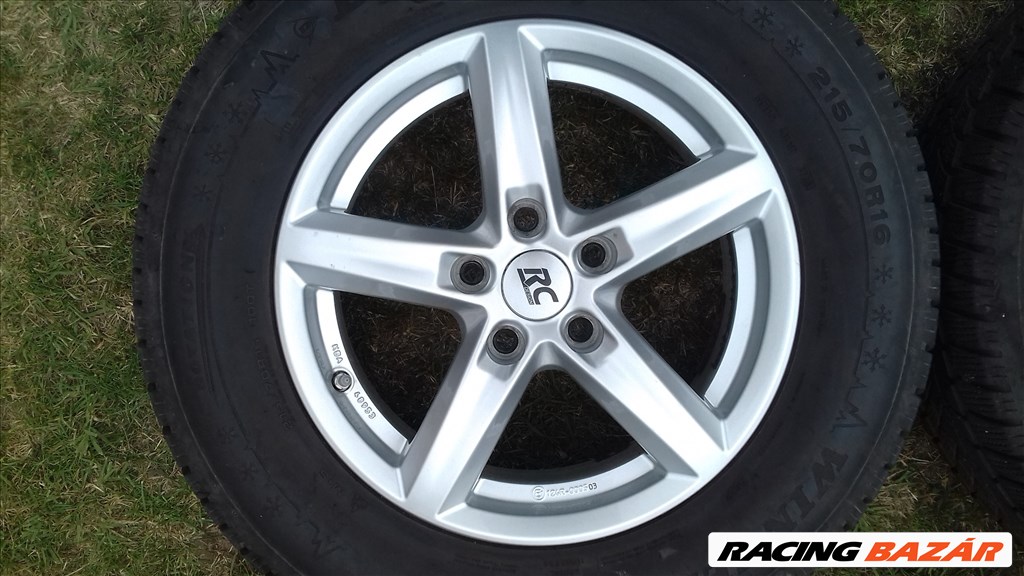  5x114.3 osztású 16" alufelni, 215/70 téli gumi Sportage Tucson Outlander 4007 4008 C-Crosser stb. 2. kép