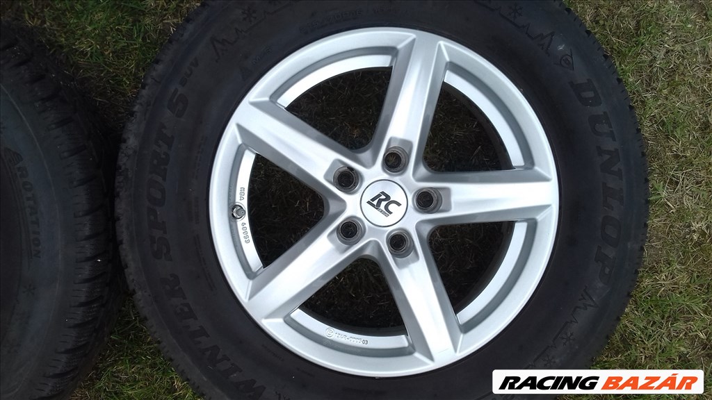  5x114.3 osztású 16" alufelni, 215/70 téli gumi Sportage Tucson Outlander 4007 4008 C-Crosser stb. 4. kép