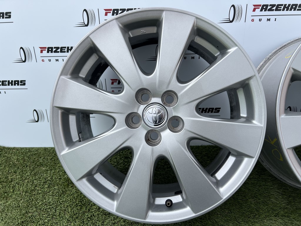 5x100 17" Toyota gyári alufelni 7Jx17h2 ET45 6. kép