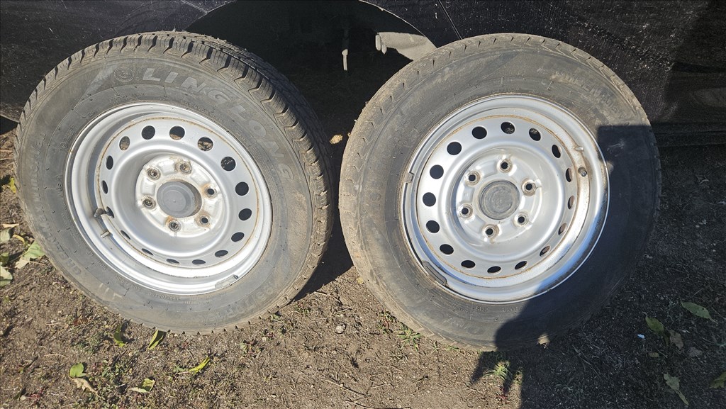  5x114.3 lyukosztású 15" használt (gyári felni) lemezfelni,  1. kép