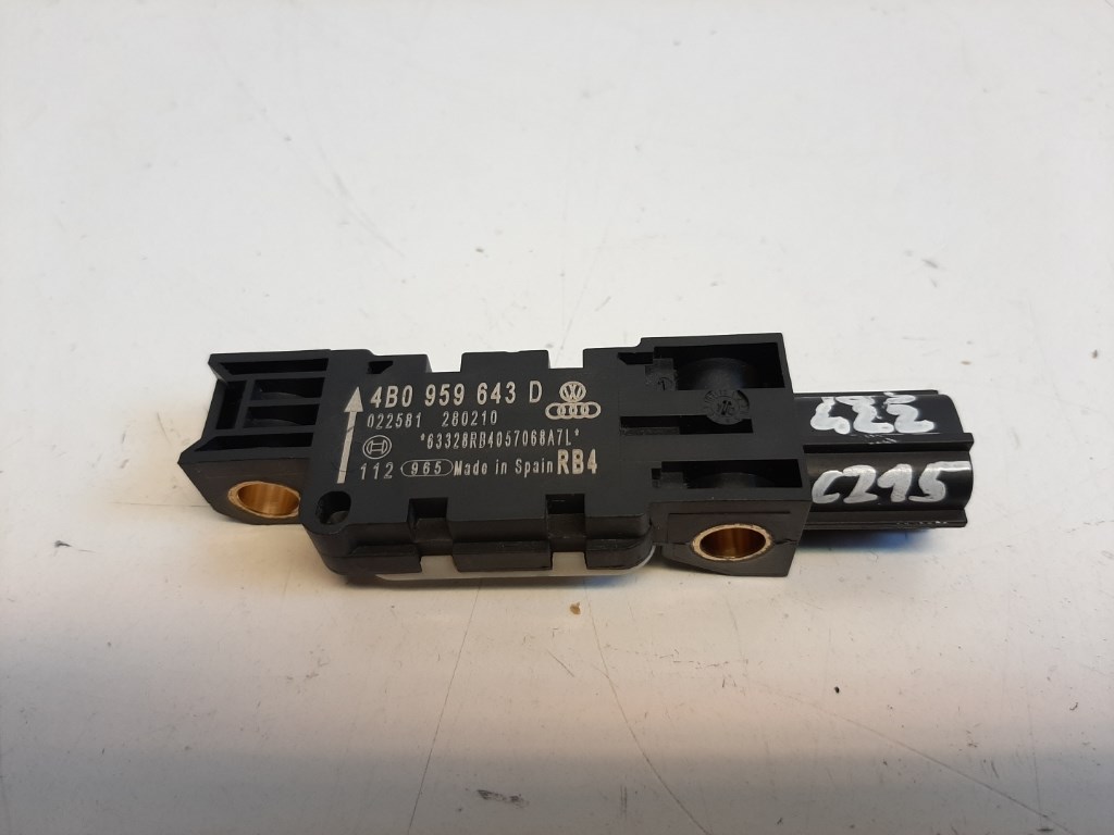 Audi A3 (8P) jobb hátsó légzsák oldalütés érzékelõ 4B0959643D 2. kép