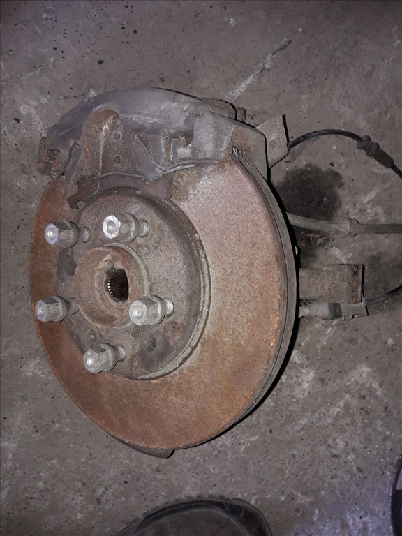 Opel Astra H Bal Elsõ Csonkállvány Kerékaggyal  Féknyereg  ABS Jeladó 13 156 047 1. kép