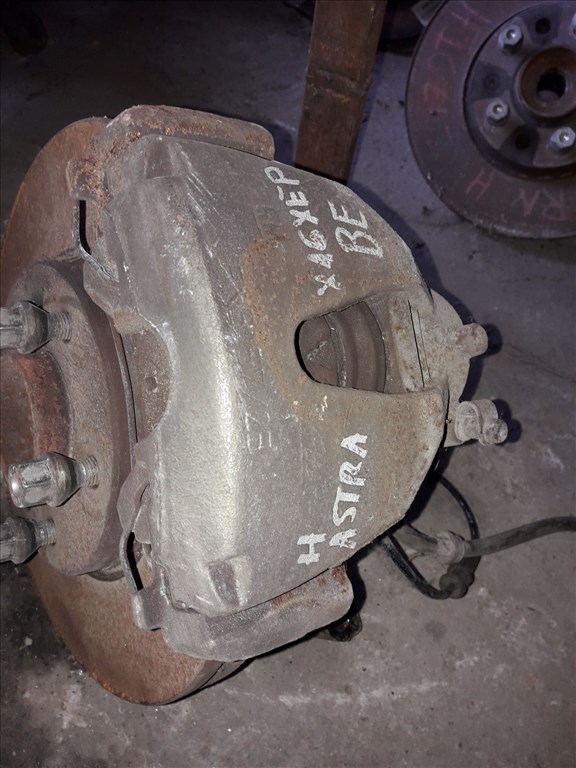 Opel Astra H Bal Elsõ Csonkállvány Kerékaggyal  Féknyereg  ABS Jeladó 13 156 047 3. kép