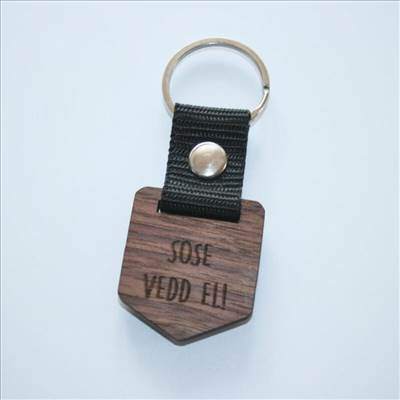 Egyedi kulcstartó "Sose Vedd El!" felirattal