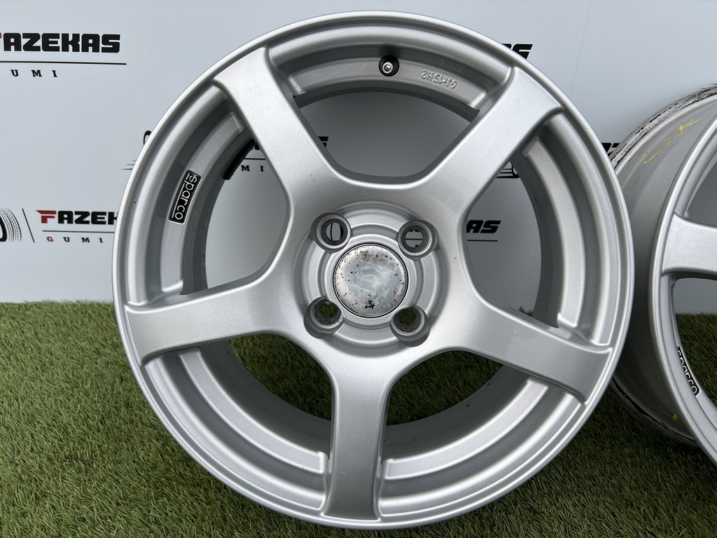 4x100 15" Sparco alufelni 6Jx15h2 ET35 5. kép