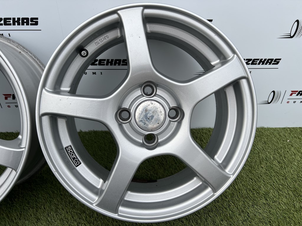 4x100 15" Sparco alufelni 6Jx15h2 ET35 6. kép