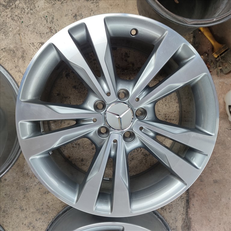 5x112 18 Gyári Merci polír alufelni 158000ft a 4db/275/ 3. kép