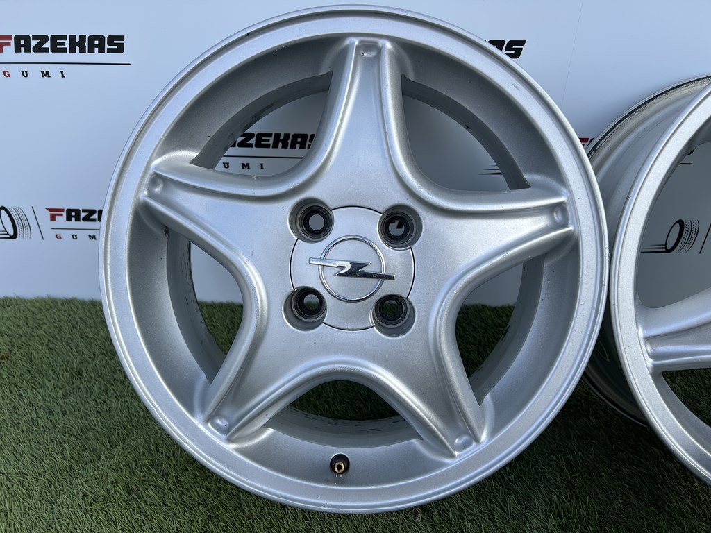 4x100 15" Opel gyári alufelni 6Jx15h2 ET49 5. kép