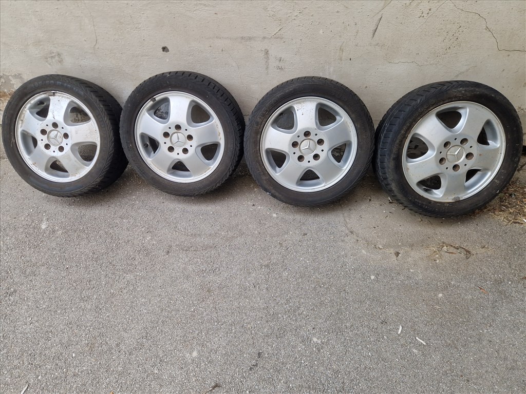  15" újszerű (gyári felni) alufelni, rajta 195/50 használt nyári gumi gumi  1. kép