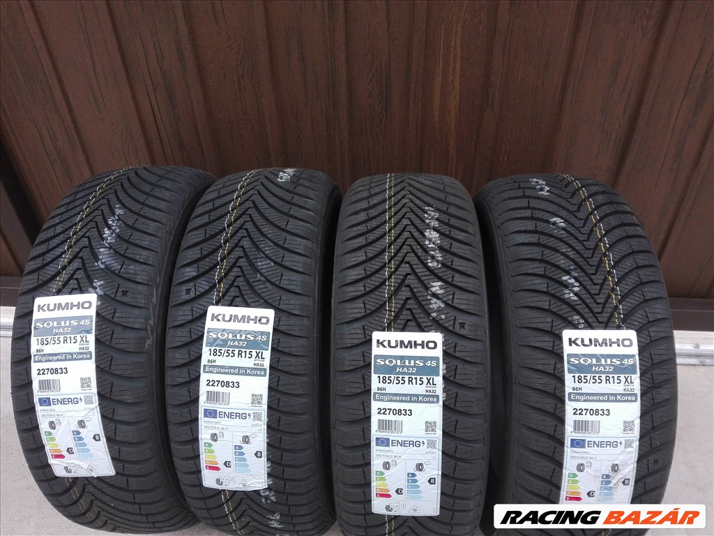 185/55R15 ÚJ Kumho négyévszakos gumi garnitúra 185/55 r15 2. kép