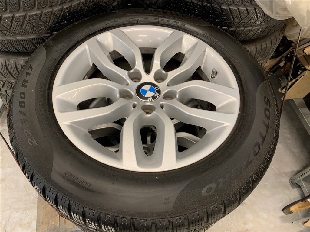 17" gyári style 305 alufelni 225/60 Pirelli téli kerék garnitúra BMW F25 F26 X3 X4 8. kép