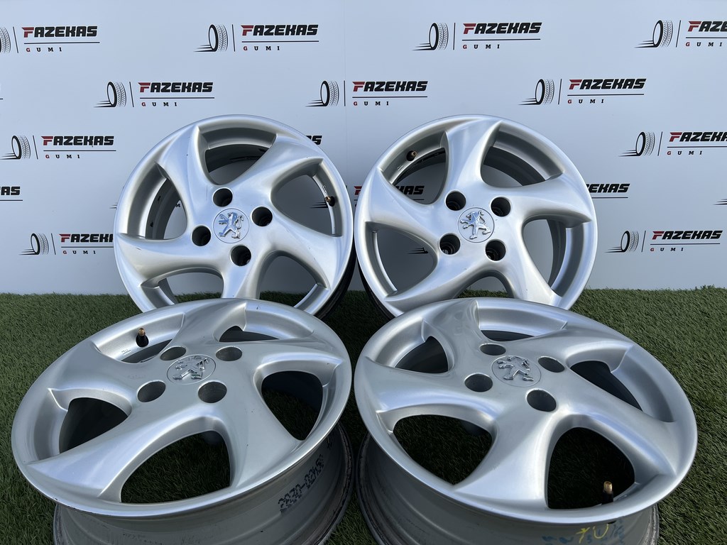 4x108 15" Peugeot gyári alufelni 6Jx15h2 ET28 1. kép