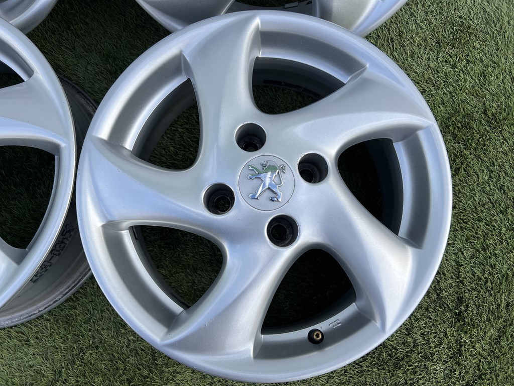 4x108 15" Peugeot gyári alufelni 6Jx15h2 ET28 4. kép