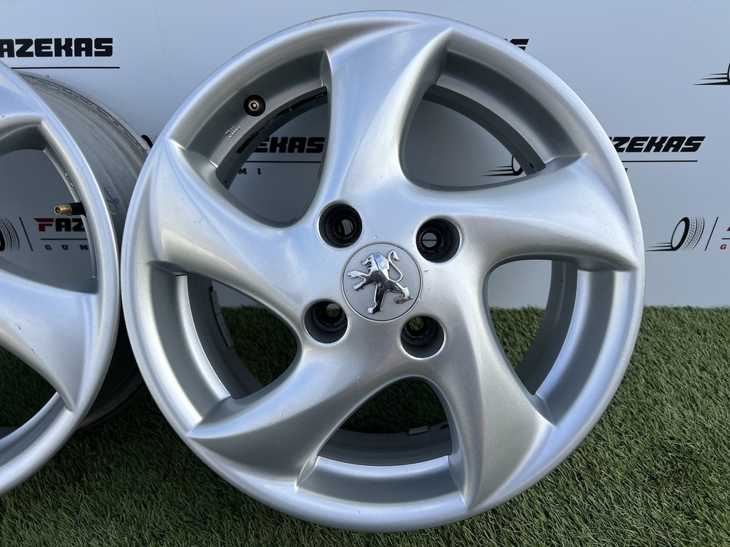 4x108 15" Peugeot gyári alufelni 6Jx15h2 ET28 6. kép