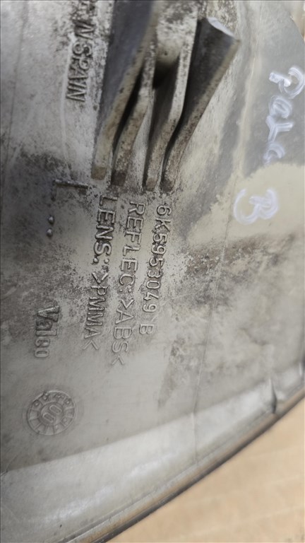 Volkswagen Polo Classic, Volkswagen Polo Variant, Volkswagen Caddy II bal első index fehér 6k5953049b 3. kép