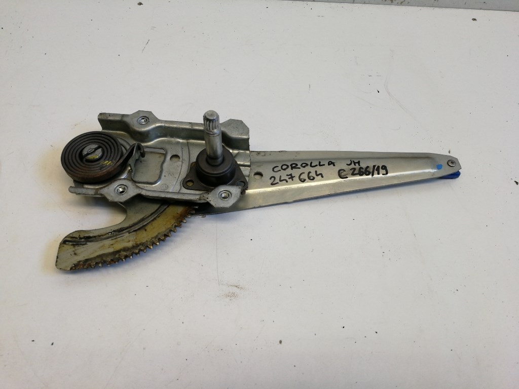 Toyota Corolla 4 ajtós jobb hátsó Ablakemelõ szerkezet mechanikus 1. kép